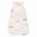 Small Pink Stars & Cloud Padded Sleep Sack - Nubaloo