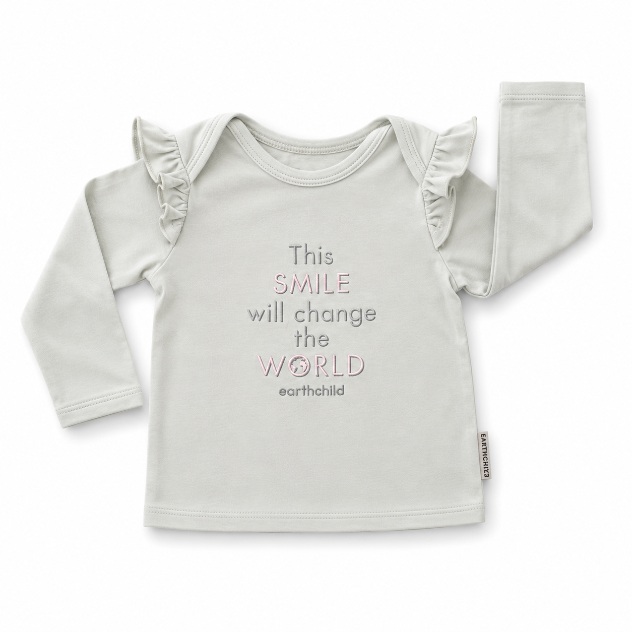 12-18M Light Blue Long Sleeve T-Shirt - Earthchild