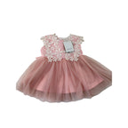 3M Pink Tulle White Applique Dress - Emmy & Belle