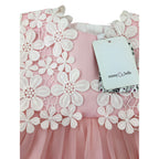 3M Pink Tulle White Applique Dress - Emmy & Belle