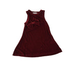 2Y Maroon Velvet Bow Dress - Emmy & Belle