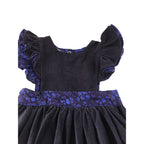 2-3Y Navy Blue Pinafore Corduroy Dress - Emmy & Belle