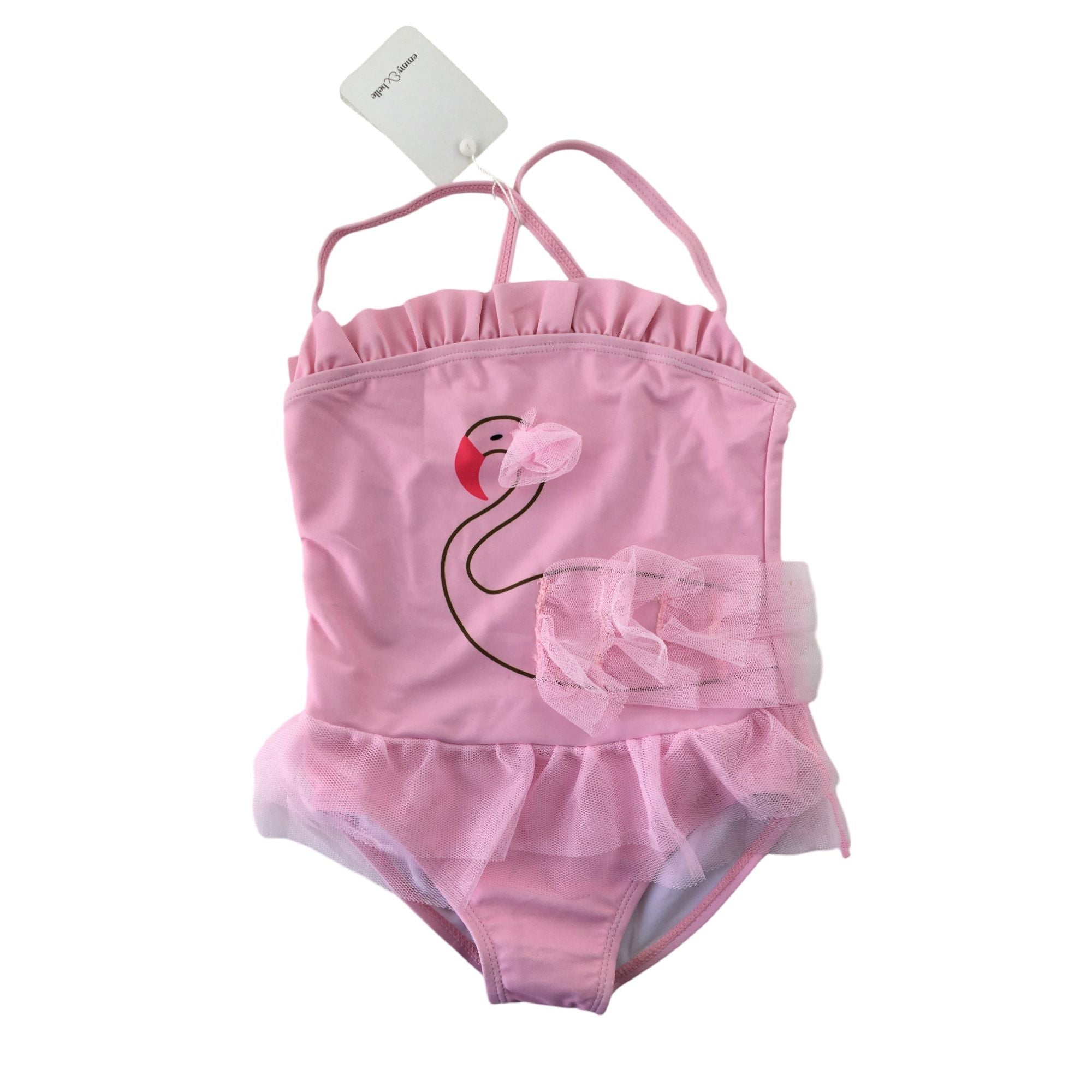 2Y Pink Flamingo Tutu Swimsuit - Emmy & Belle