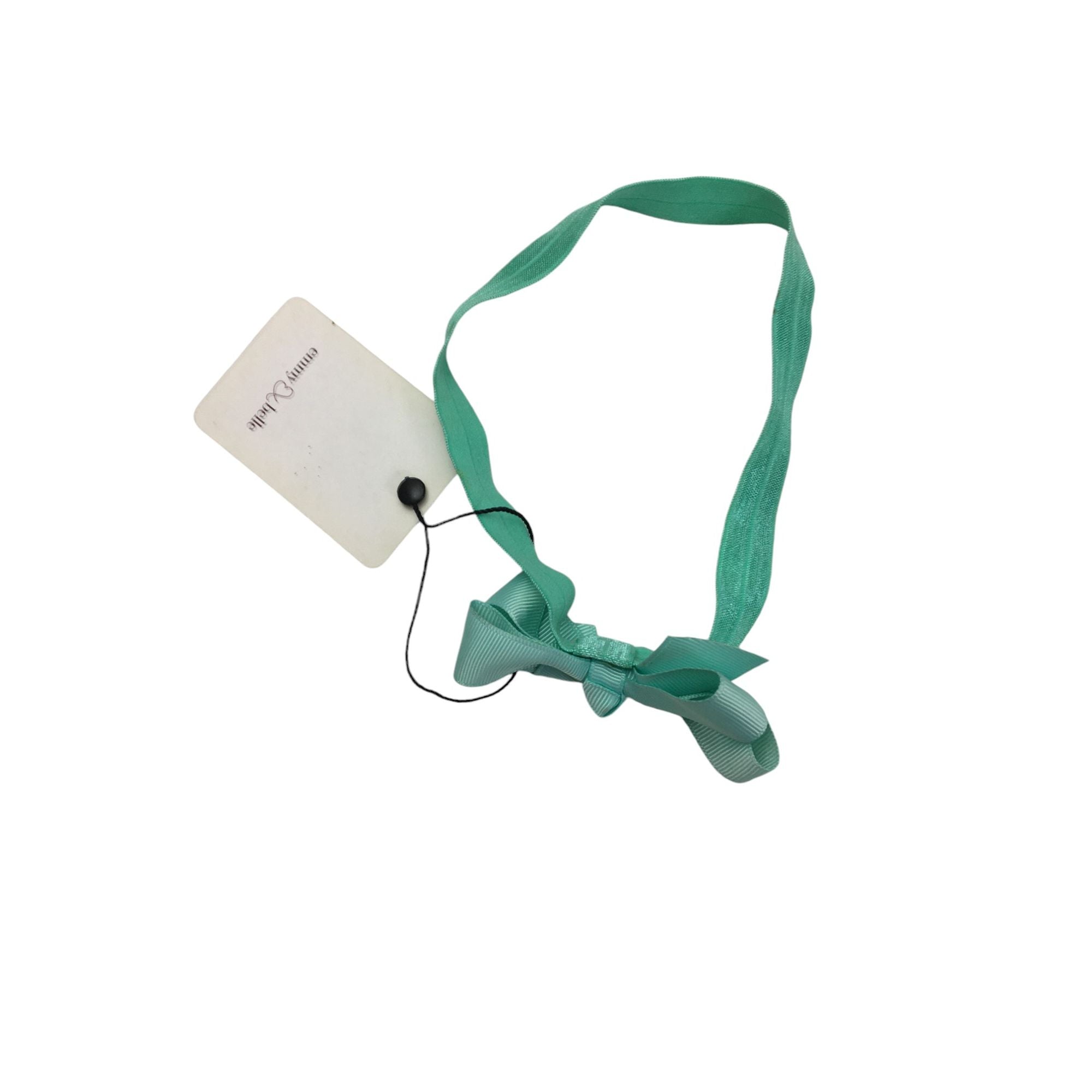 Aqua Bow Headband - Emmy & Belle