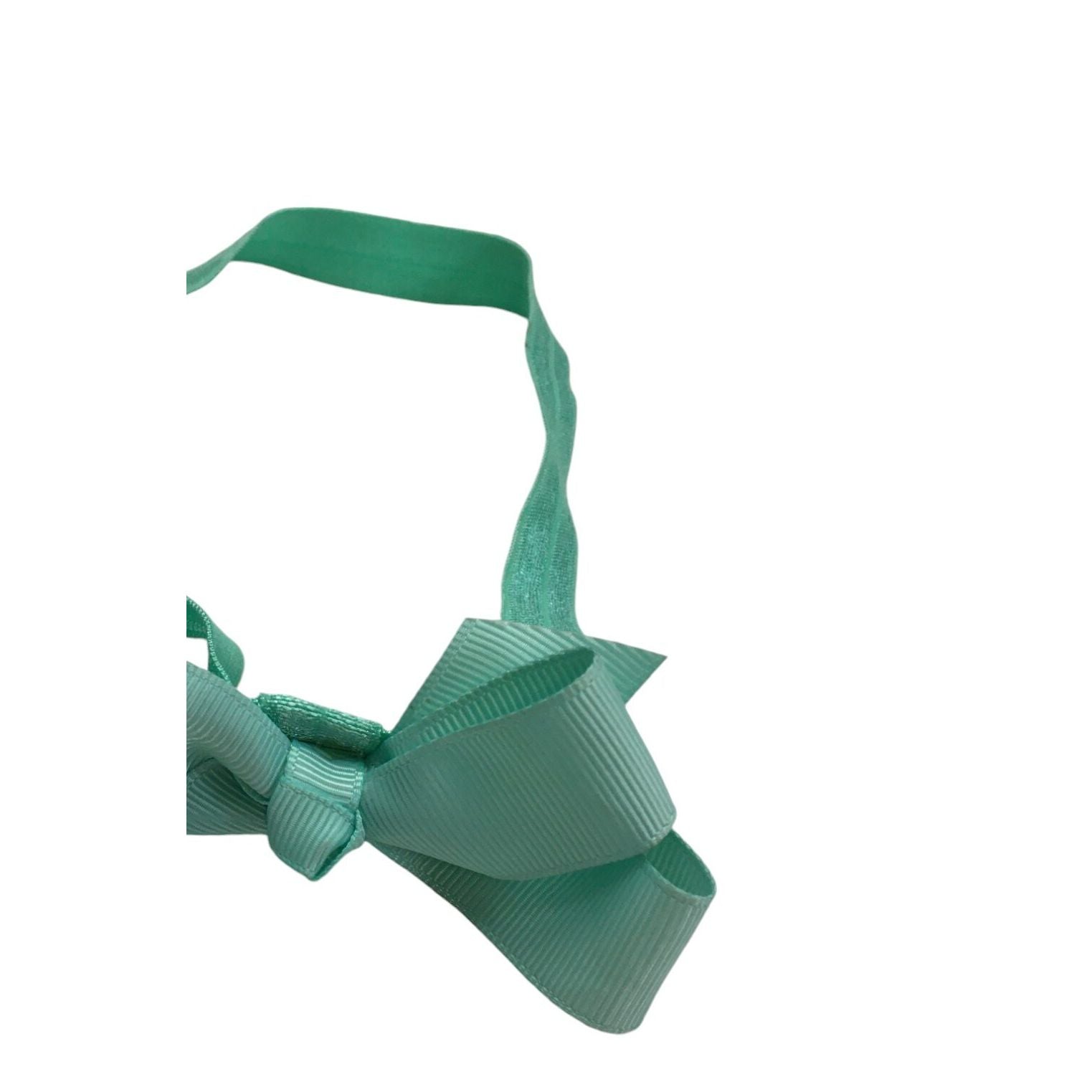 Aqua Bow Headband - Emmy & Belle
