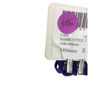 Dark Purple Set of Two Ribbons Clips - Emmy & Belle