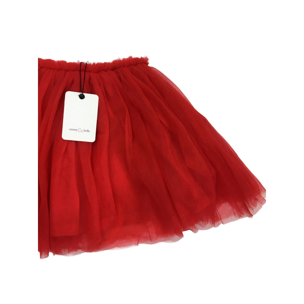 2Y Red Multilayered Tulle Skirt - Emmy & Belle