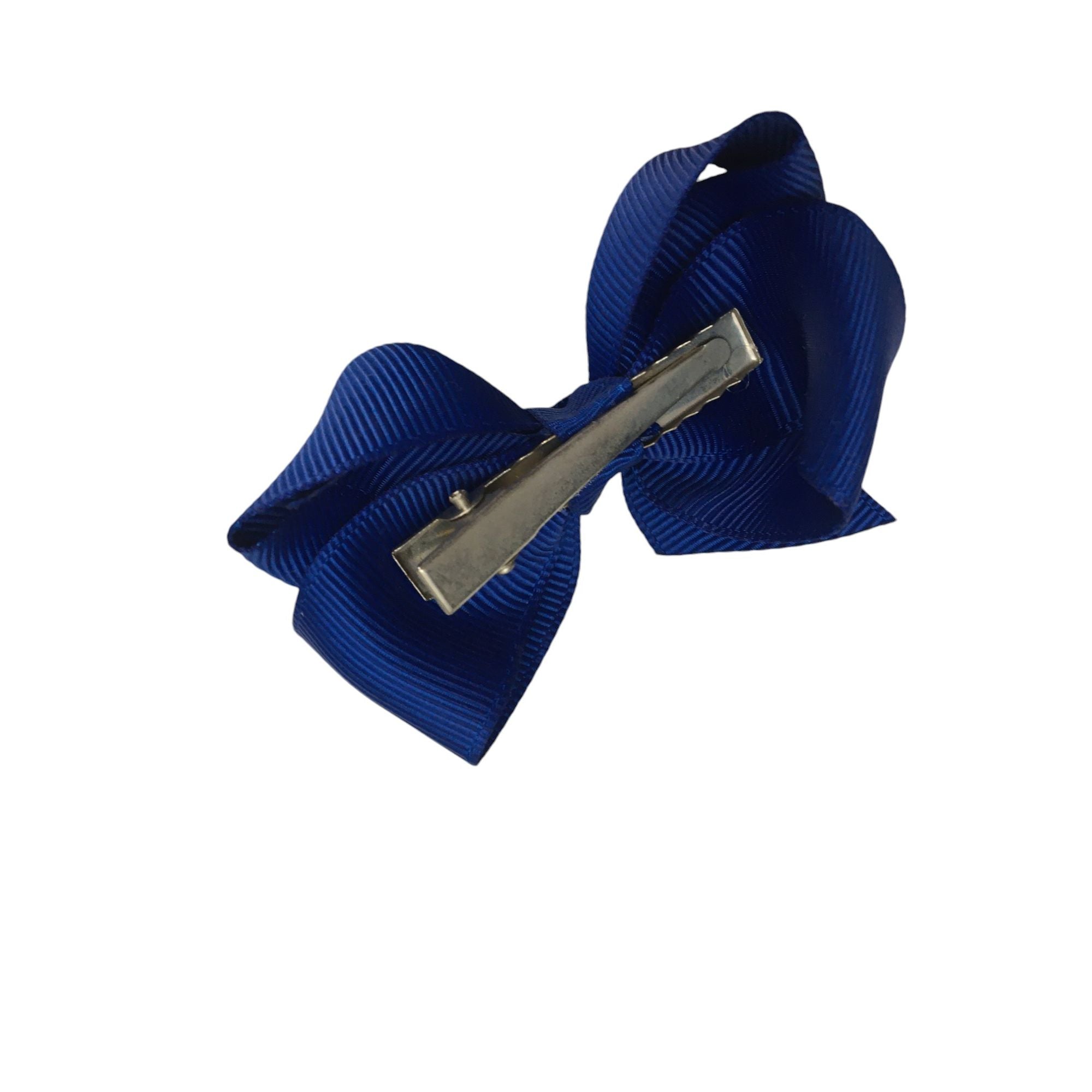 Dark Blue Small Bow Clip - Emmy & Belle