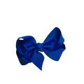 Cobalt Blue Small Bow Clip - Emmy & Belle