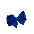 Cobalt Blue Small Bow Clip - Emmy & Belle