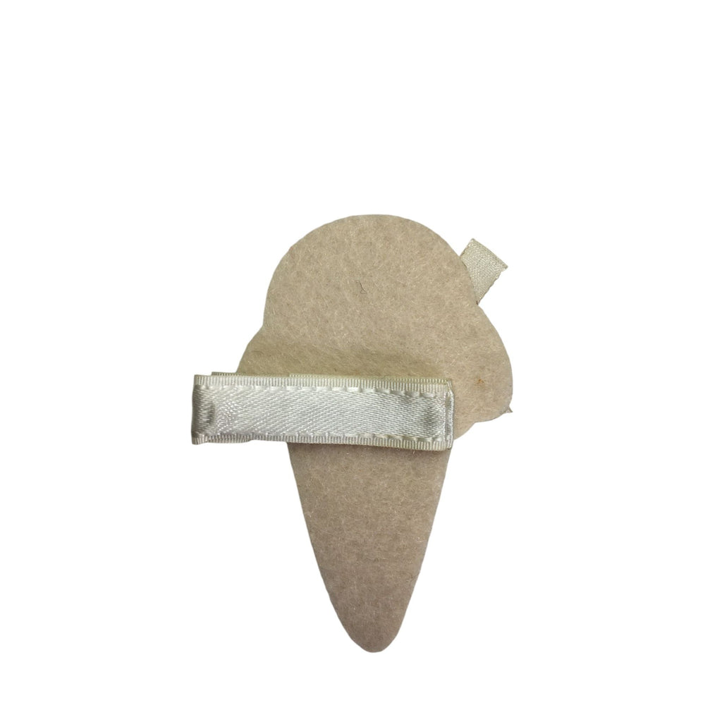 Pink & Gold Glitter Ice cream Cone Clip - Emmy & Belle