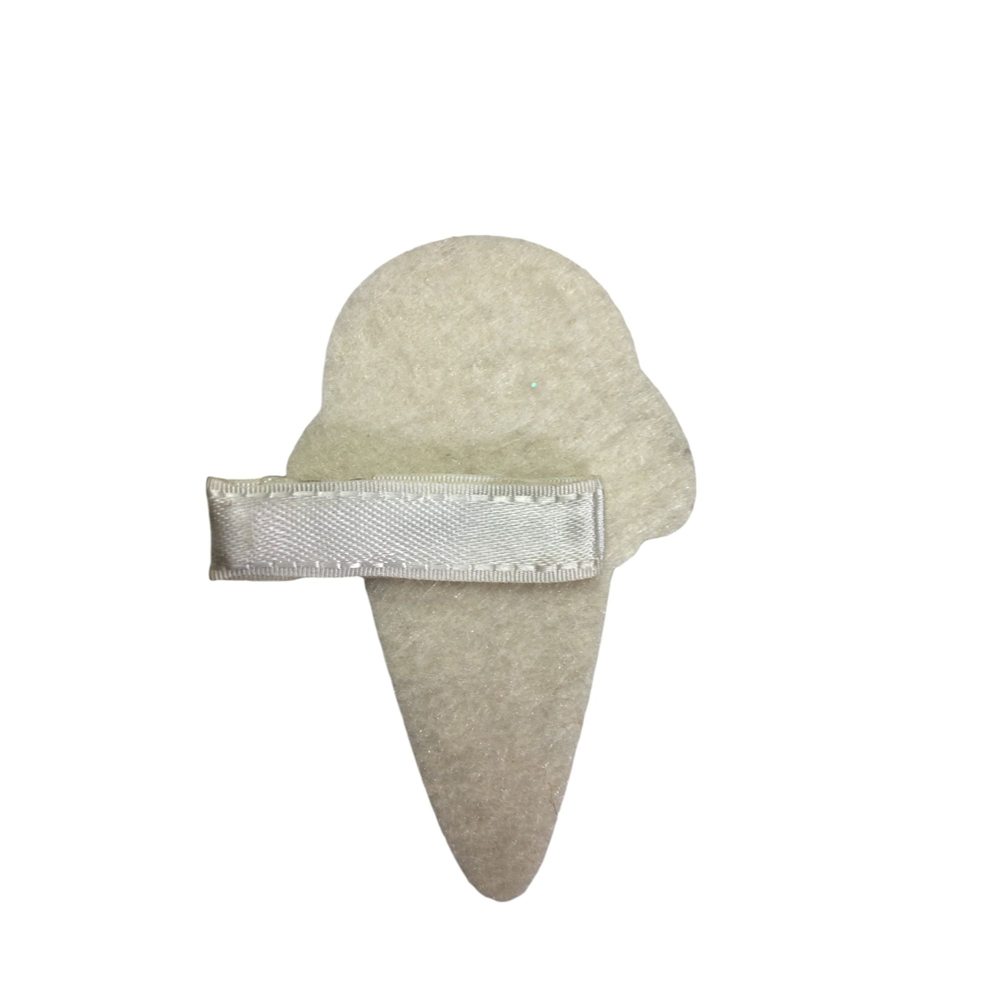 Silver & Gold Glitter Ice cream Cone Clip - Emmy & Belle