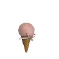 Pink Ice cream Cone Clip - Emmy & Belle