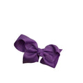 Purple Small Bow Clip - Emmy & Belle