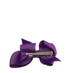 Purple Small Bow Clip - Emmy & Belle