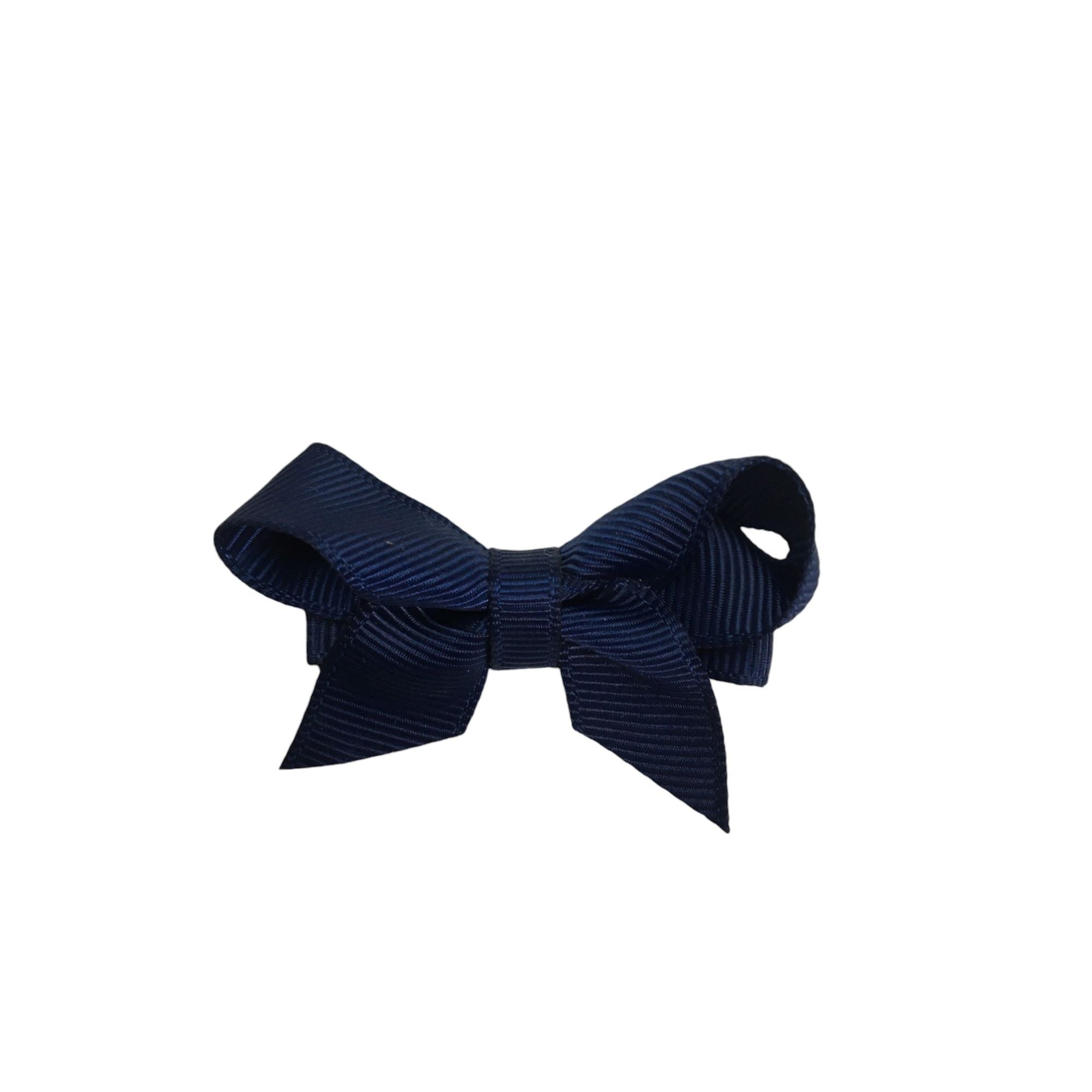 Navy Blue Bow Barette - Emmy & Belle