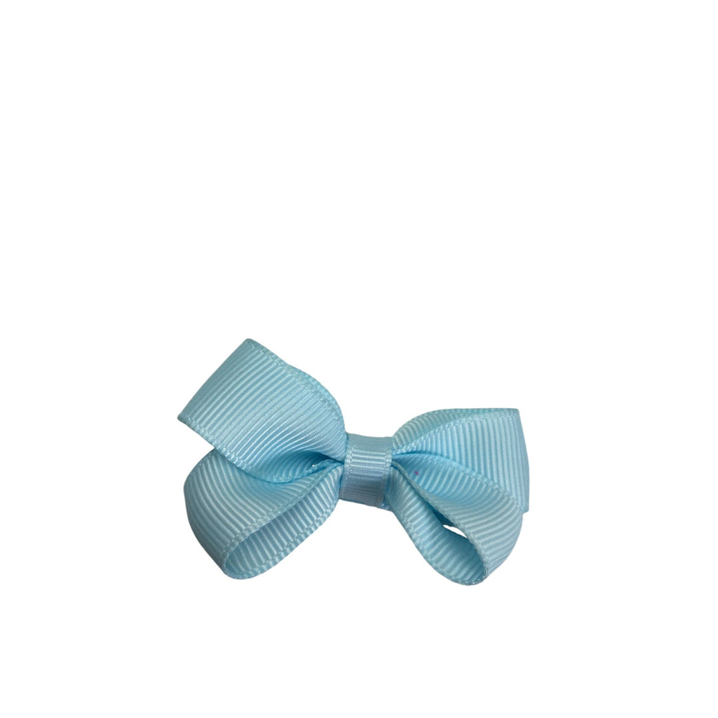 Light Blue Bow Barette - Emmy & Belle