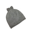 1-3Y Grey Knit Bow Beanie - Emmy & Belle