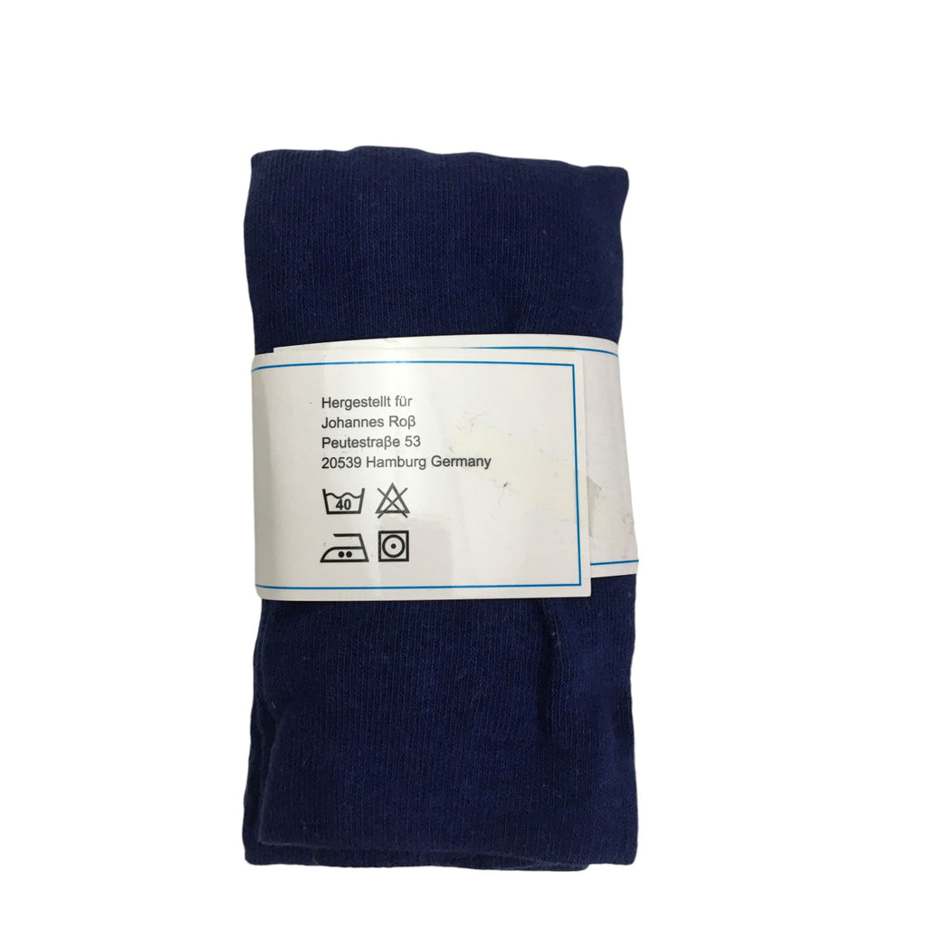 5-7Y (Large) Dark Blue Knitted Stockings - Emmy & Belle