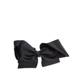 Grey-Black Large Bow Clip - Emmy & Belle