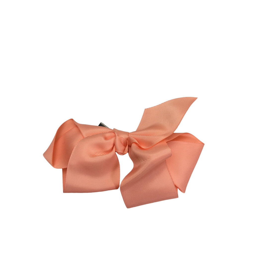 Peach Large Bow Clip - Emmy & Belle