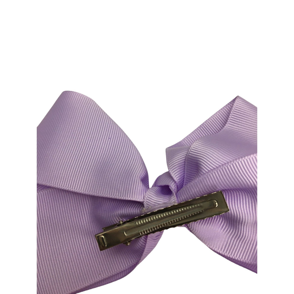 Lilac Large Bow Clip - Emmy & Belle