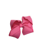 Cerise Pink 3inch Bow Clip - Emmy & Belle