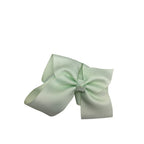Mint Green 3inch Bow Clip - Emmy & Belle