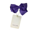 Purple 3inch Bow Clip - Emmy & Belle