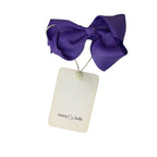 Purple 3inch Bow Clip - Emmy & Belle
