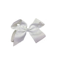 White Large Bow Clip - Emmy & Belle