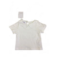 6-12M Cream Scalloped Peter Pan Collar Top - Emmy & Belle