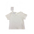 6-12M Cream Scalloped Peter Pan Collar Top - Emmy & Belle