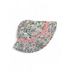 6-12M (46cm) White & Disty Floral Sun Hat - Emmy & Belle