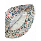 6-12M (46cm) White & Disty Floral Sun Hat - Emmy & Belle