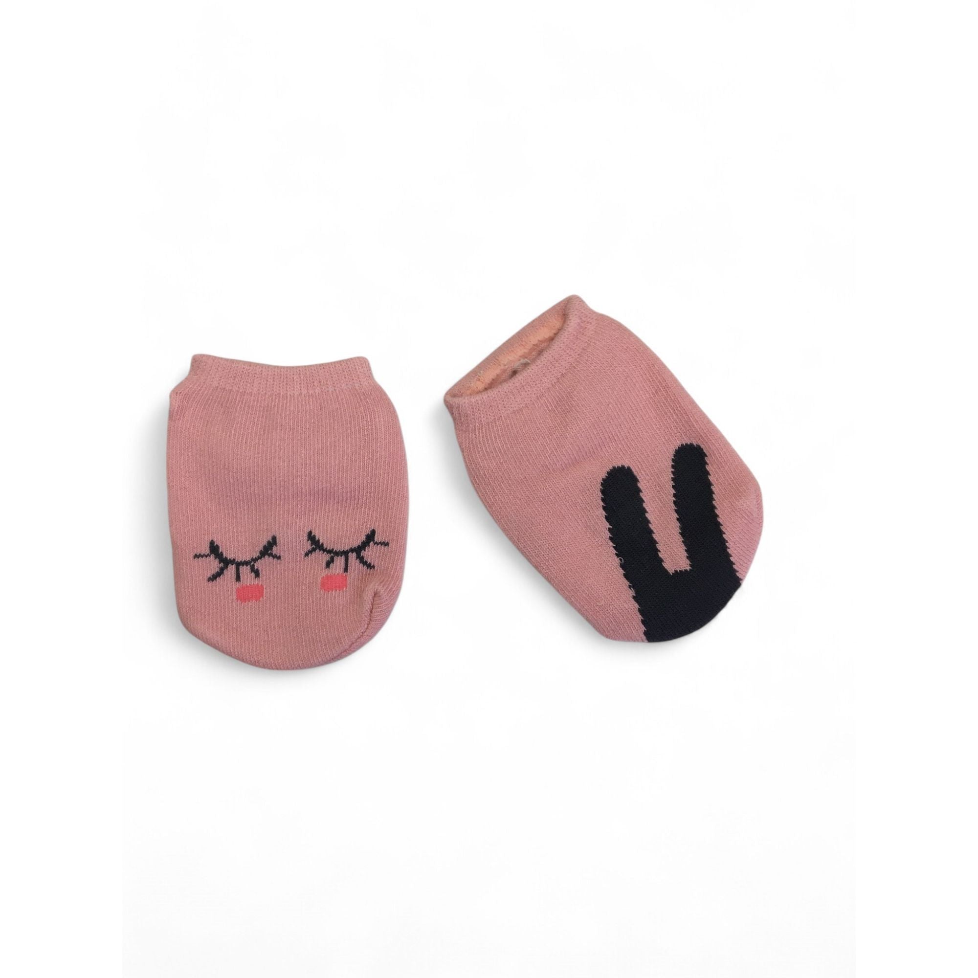 0-24M Pink Bunny Ankle Socks - Emmy & Belle