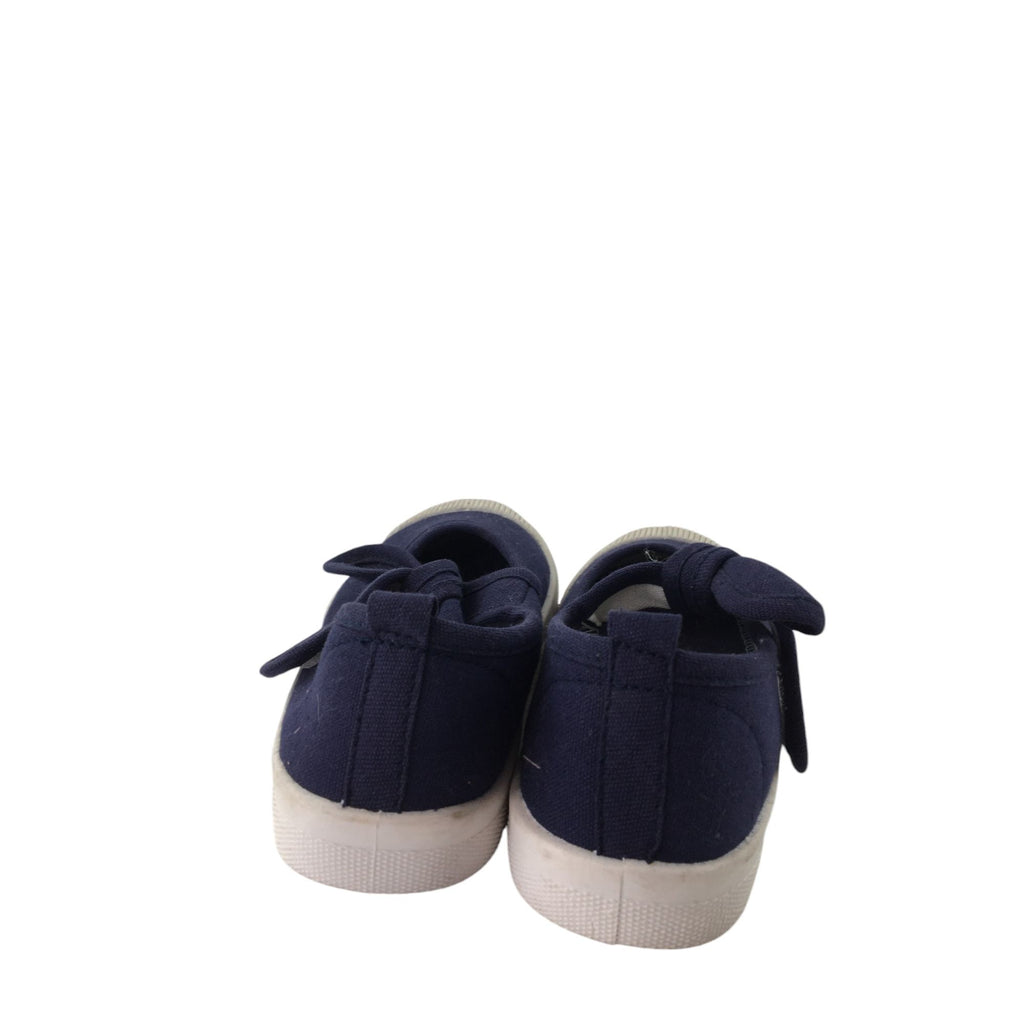 Size 13 Navy Blue Canvas Mary Jane Shoes - Emmy & Belle