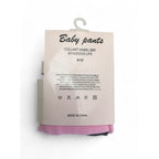 0-12M Pink & Grey Heel & Toe Knit Stockings - Emmy & Belle