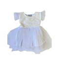 *NEW* 0-3M White Anglaise Tulle Dress - Petit Love