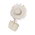 Girls sun hat & handbag set