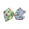 Jumbo hair bow - unicorns