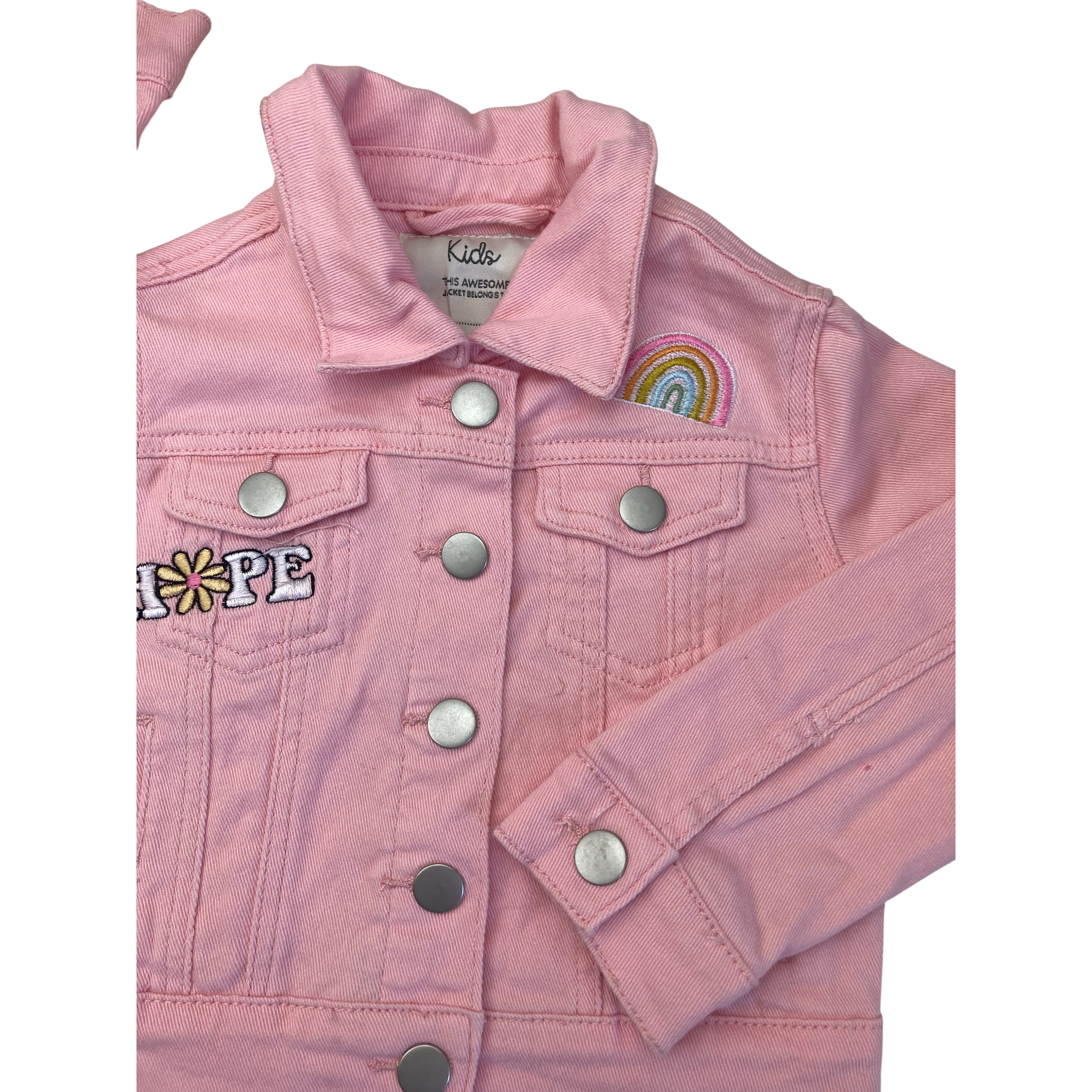 3Y Light Pink Denim Jacket - Woolworths