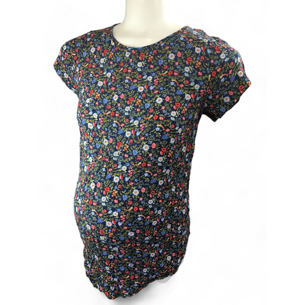 EUR Extra Small - Floral Viscose Maternity Top - H&M