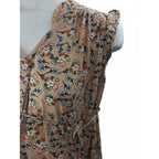 Size 34 - Peach Floral Maternity Blouse - Cherry Melon