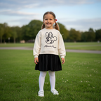 6-7Y Cream & black Mickey Sweater & skirt outfit - Zara