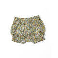 3-6M White Autumnal Floral Bloomer - Little Robin's