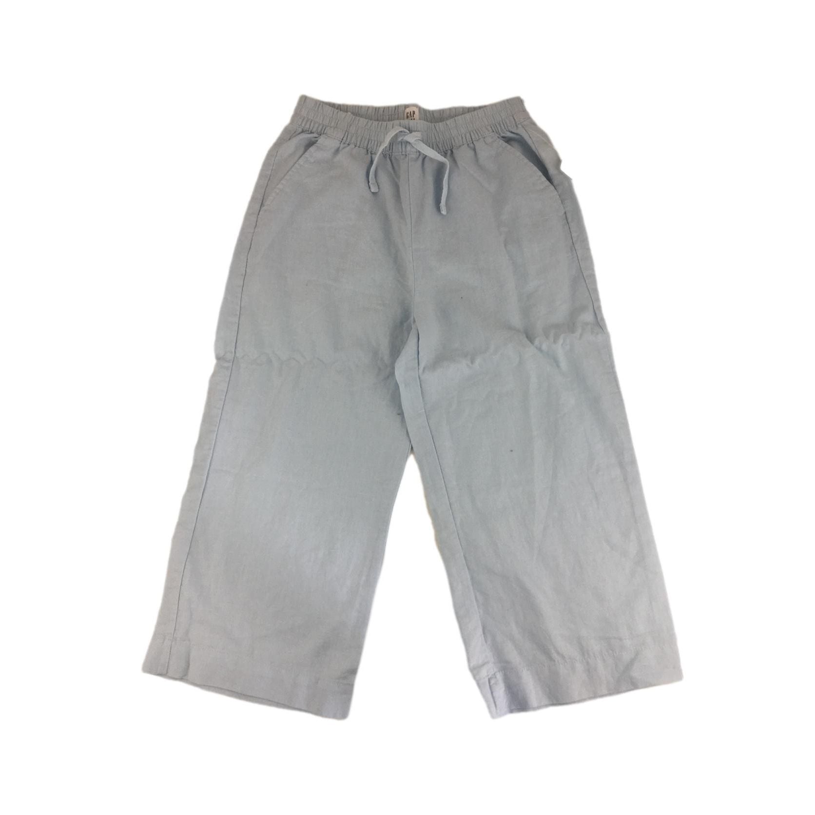 *NEW* 12-13Y Light Blue Cotton Blend Capri Pants - GAP