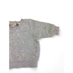 0-3M Light Grey Melange Quilted Sweater - Cotton On
