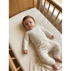 3-6M 2pc Off-white Bodysuit & leggings - Boody baby