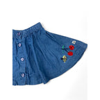 3-6M Light Blue Chambray Button Front Skirt - Woolworths